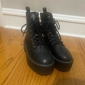 Platform Combat Boots